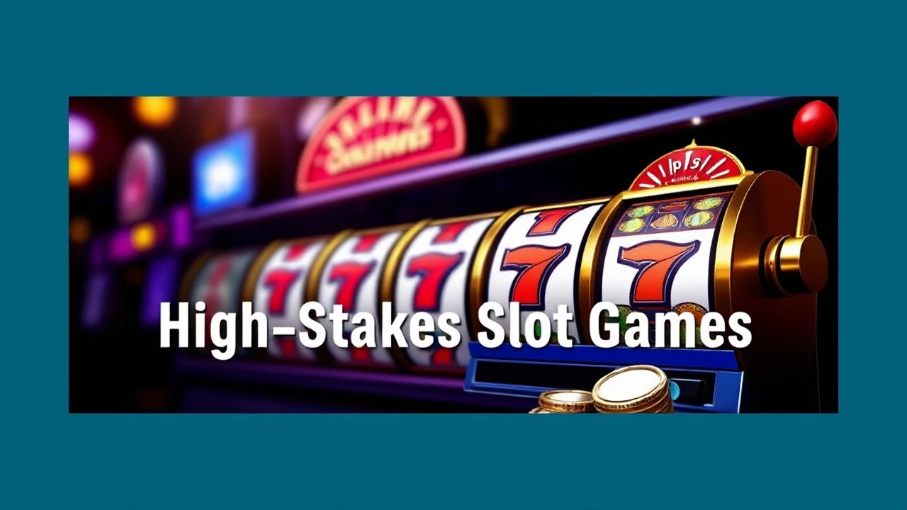 Embracing the Thrill of High-Stakes Slot Games