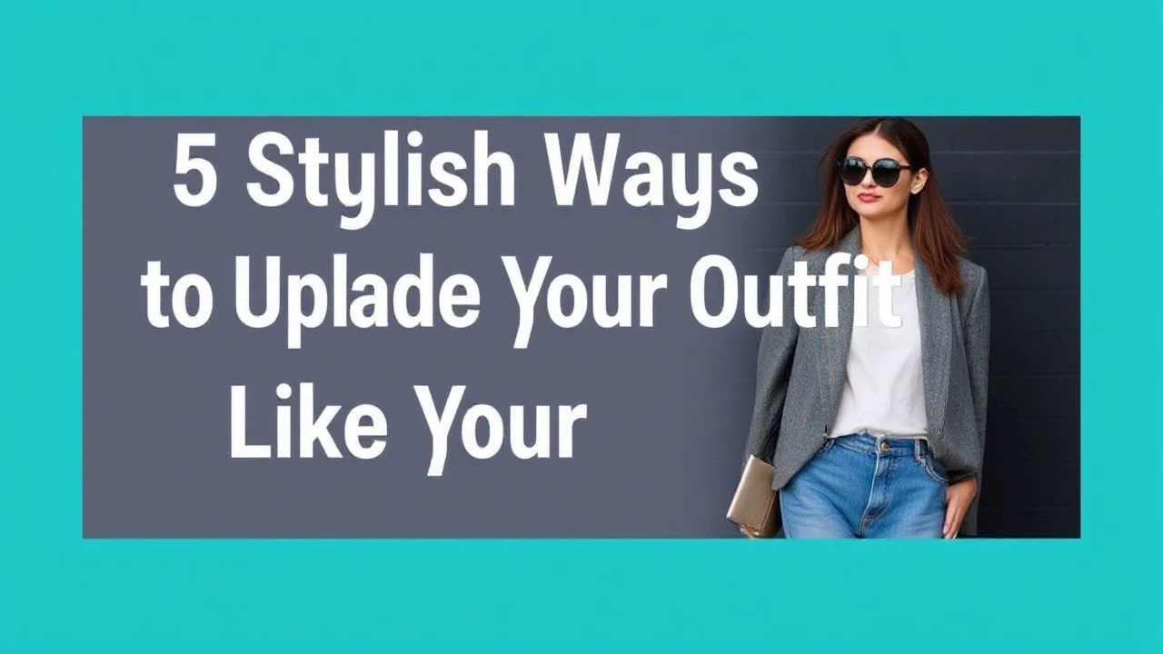 5 Stylish Ways to Upgrade Your Outfit Like an Expert