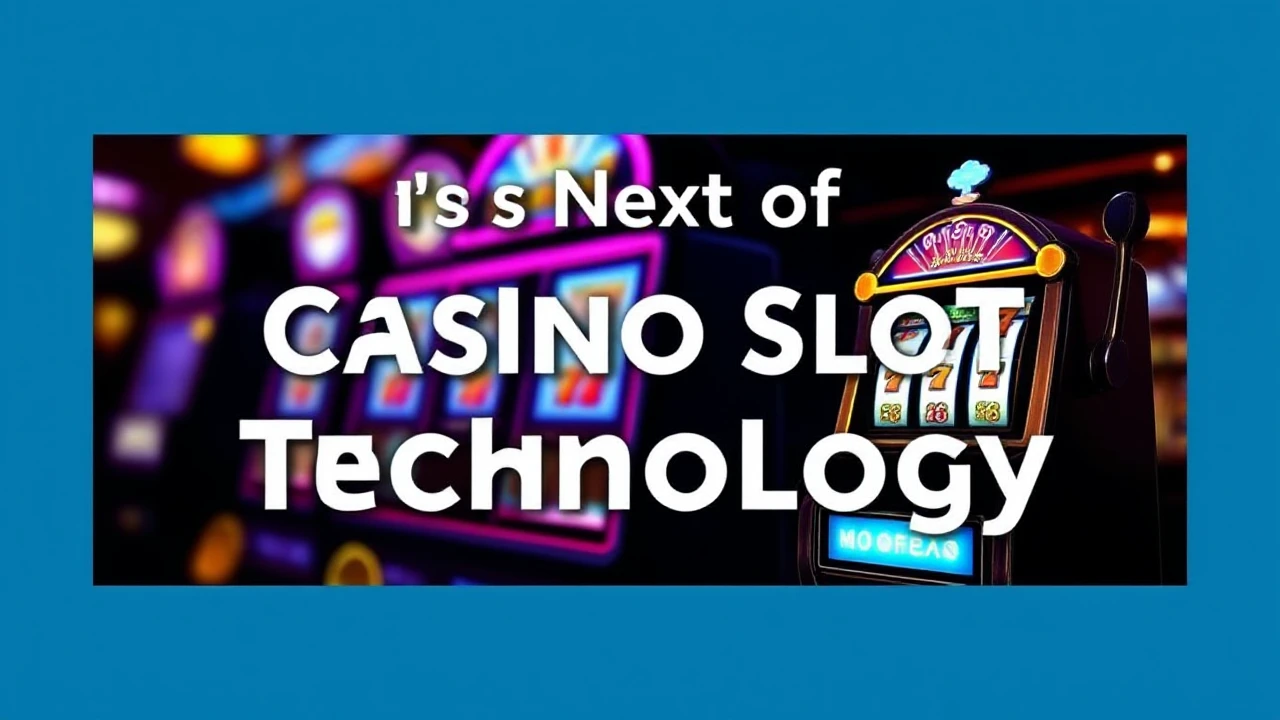 What's Next of Casino Slot Technology: Emerging Technologies to Keep an Eye On