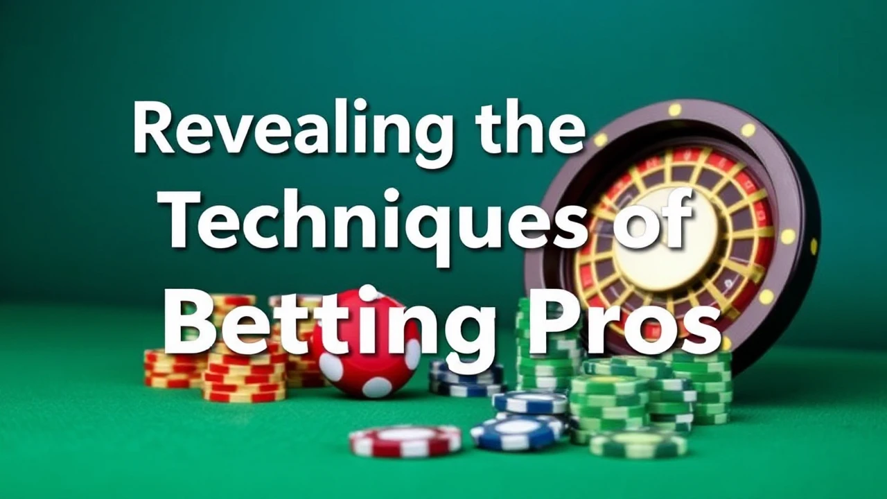 Revealing the Techniques of Betting Pros