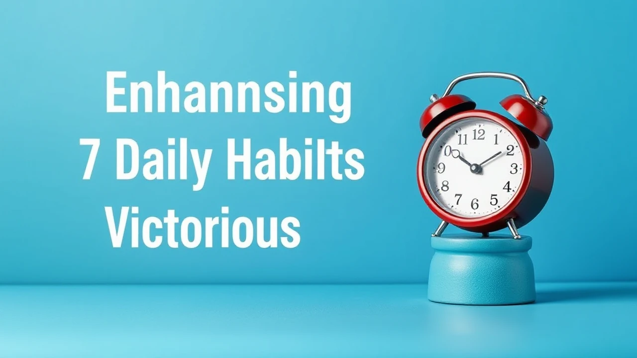 Enhancing Efficiency: 7 Daily Habits of Victorious Individuals