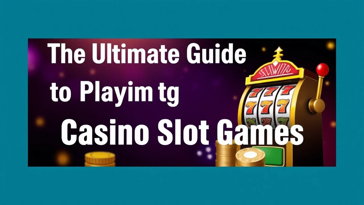 The Ultimate Guide to Playing Casino Slot Games