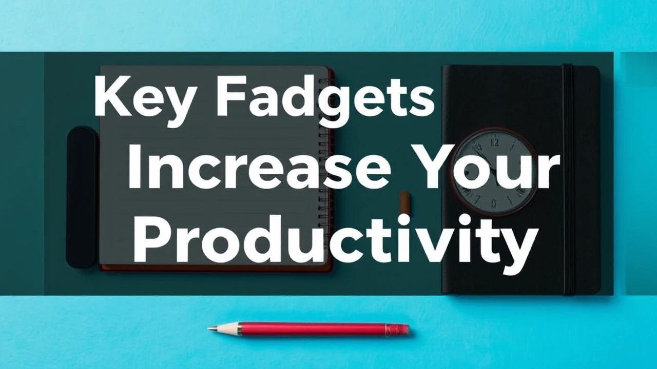 Key Gadgets to Increase Your Productivity