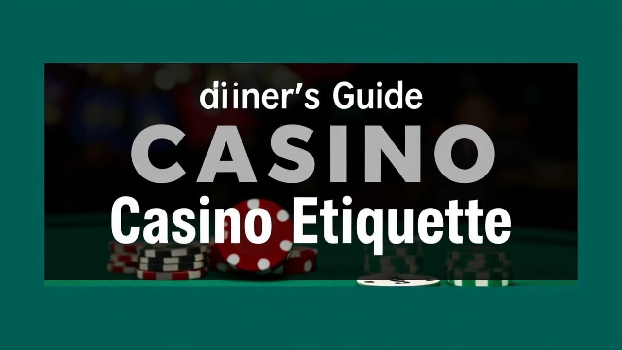A Beginner's Guide Casino Etiquette: The Dos and Don'ts for Every Player