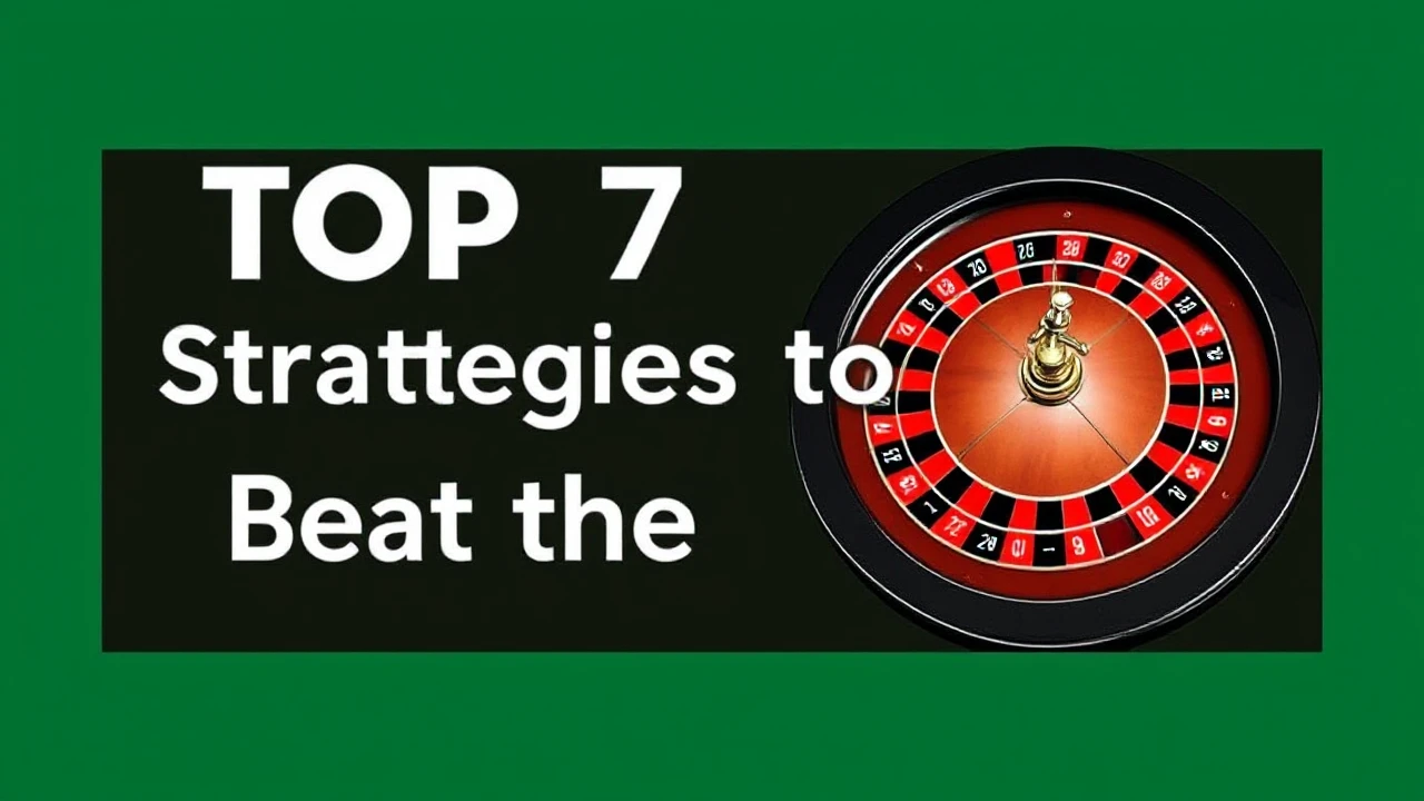 Top 7 Strategies to Beat the House in Roulette