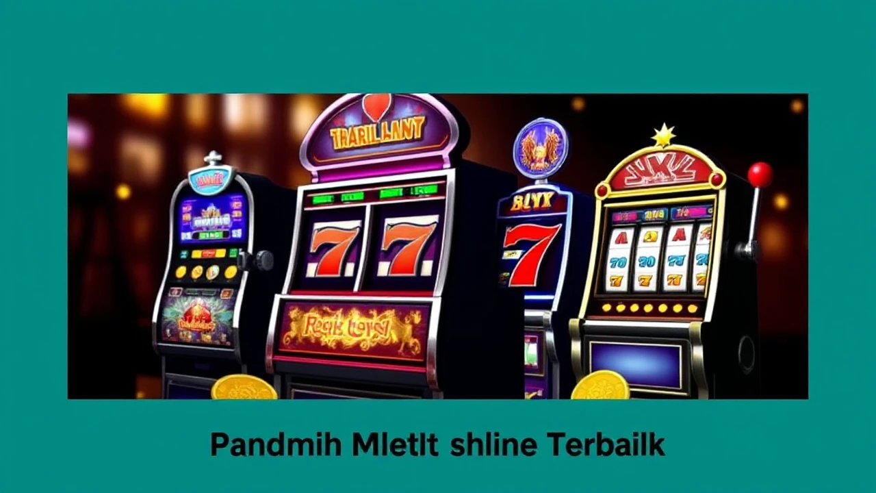 Panduan Memilih Slot Machine Terbaik