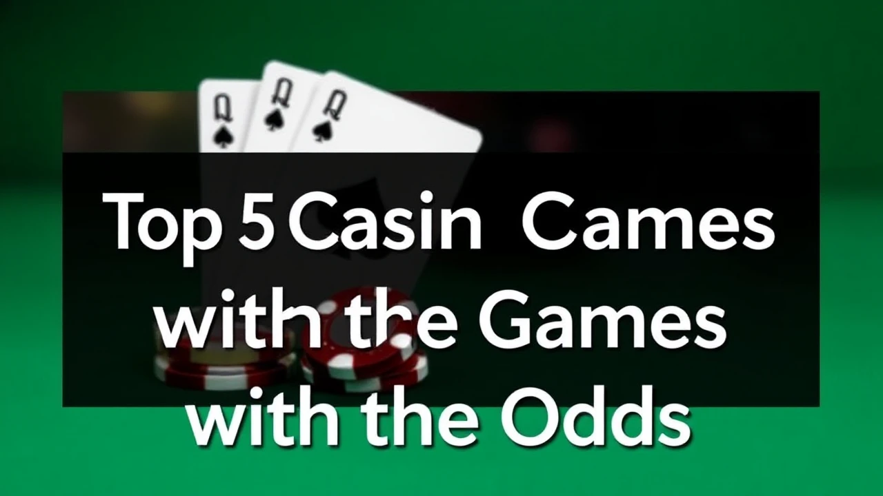 Unveiling the Top 5 Casino Games with the Best Odds
