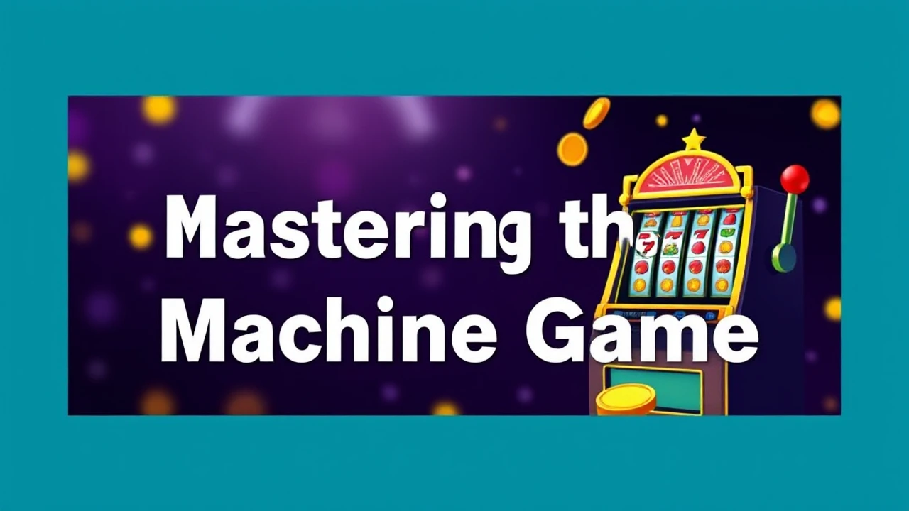 Mastering the Machine Game: Key 5 Strategies for Maximizing Wins