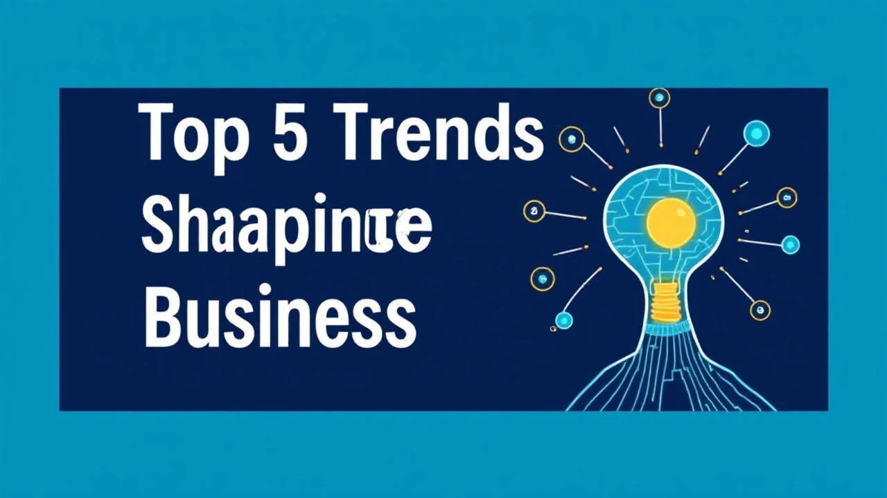 Unveiling the Top 5 Trends Shaping the Future of Business Innovation