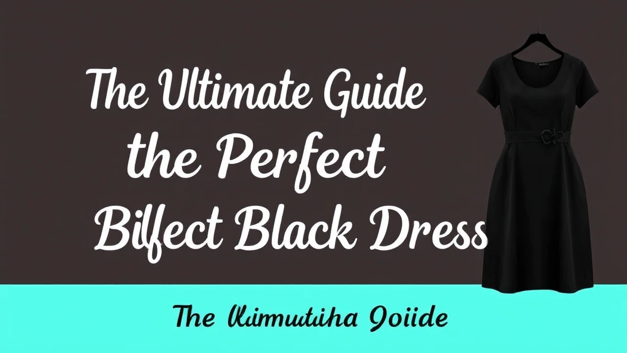 The Ultimate Guide of Selecting the Perfect Little Black Dress
