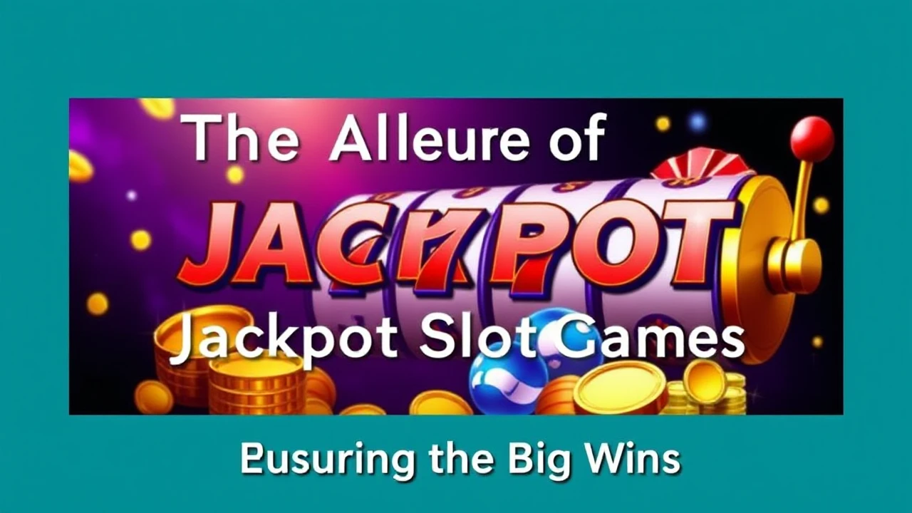 The Allure of Jackpot Slot Games: Pursuing the Big Wins
