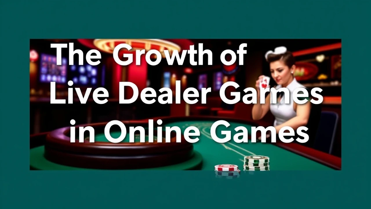 The Growth of Live Dealer Games in Online Casinos