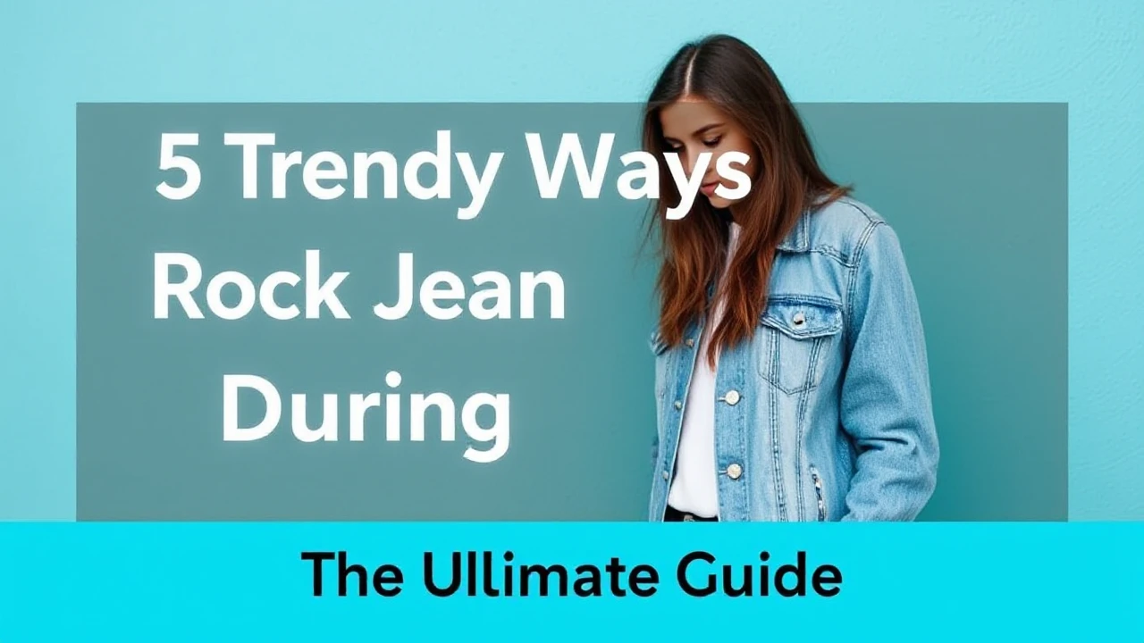 5 Trendy Ways to Rock Jean Jackets During the Current Season: Your Ultimate Guide