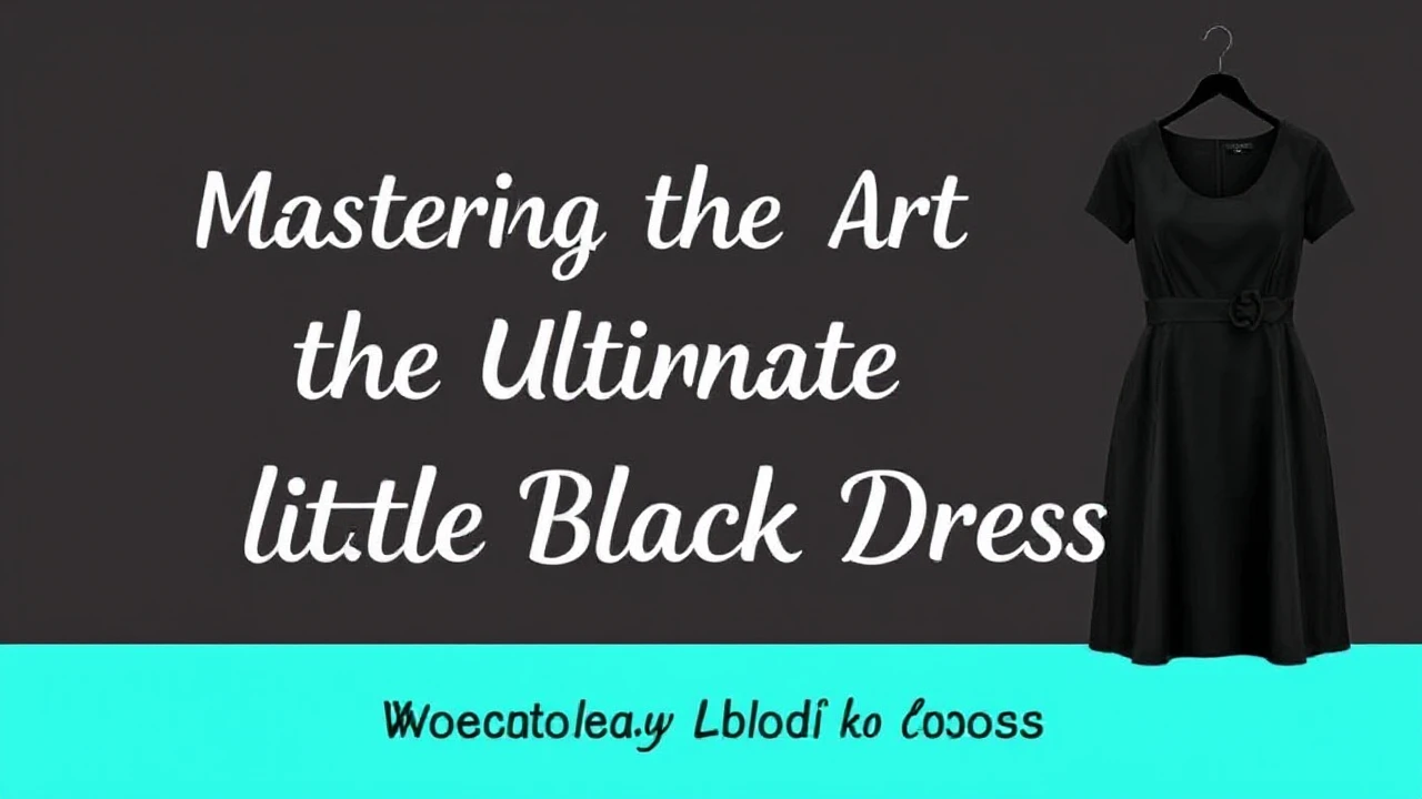 Mastering the Art of Selecting the Ultimate Little Black Dress