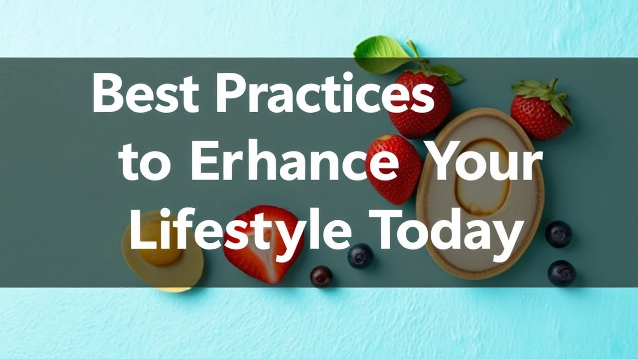Best Practices to Enhance Your Lifestyle Today