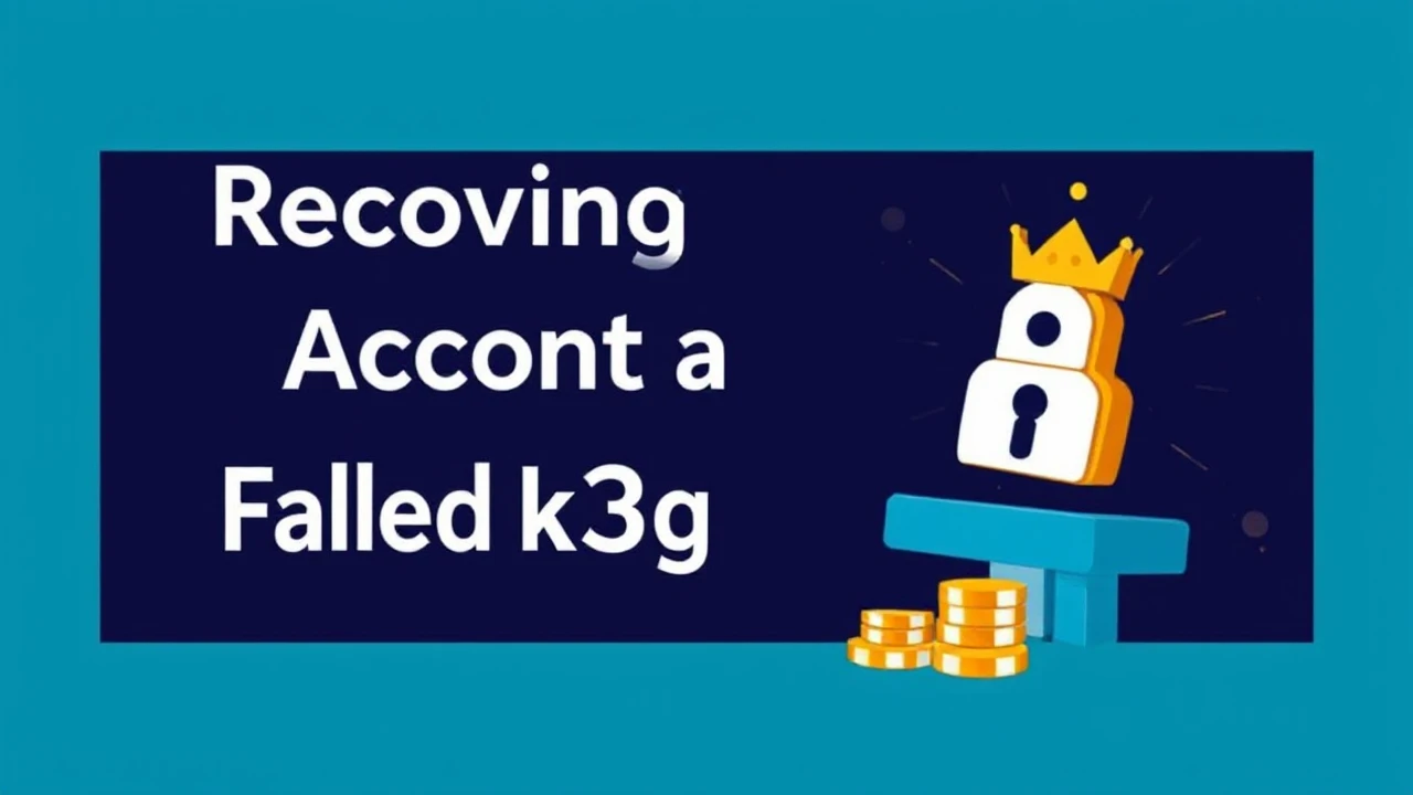 Recovering Your Account After a Failed king33 Login