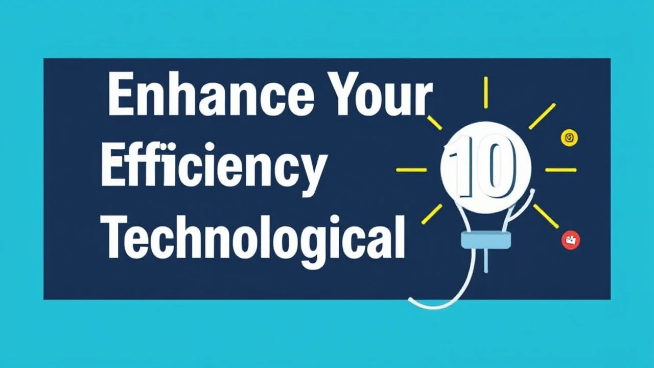 Enhance Your Efficiency with These 10 Technological Hacks