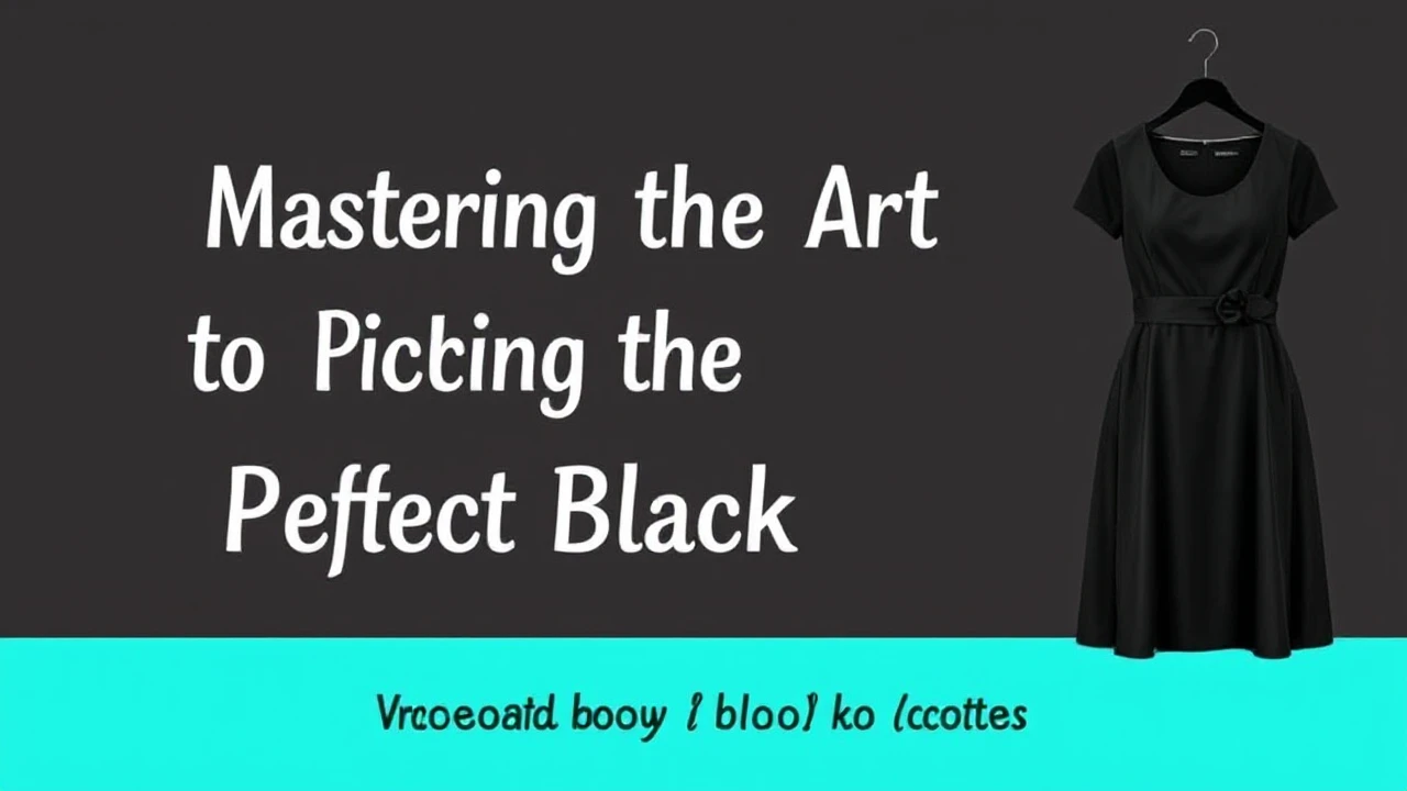Mastering the Art of Picking the Perfect Little Black Dress