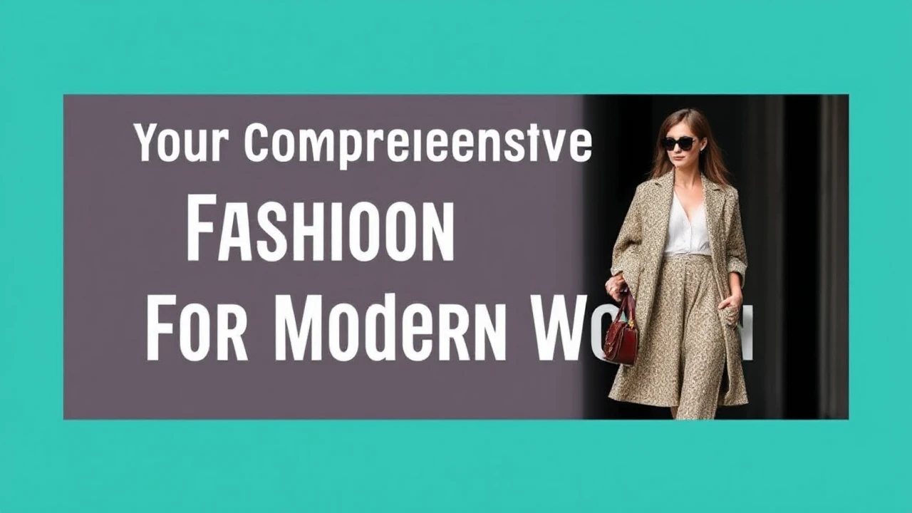 Your Comprehensive Handbook to Fashion Trends for the Modern Woman