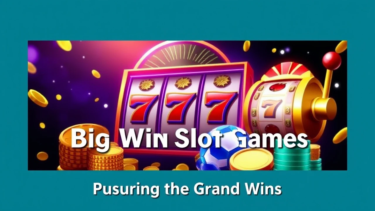 The Attraction of Big Win Slot Games: Pursuing the Grand Wins