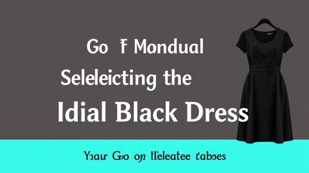 Your Go-To Manual of Selecting the Ideal Little Black Dress