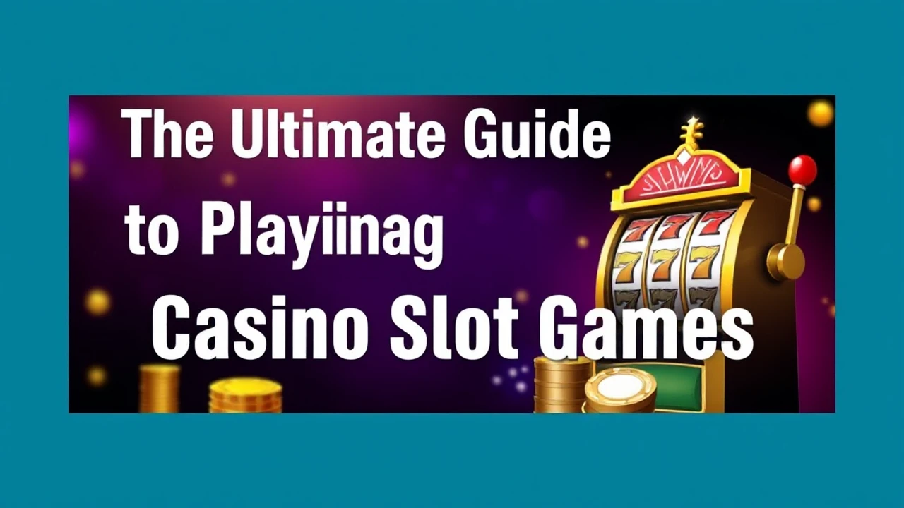 The Ultimate Guide to Playing Casino Slot Games