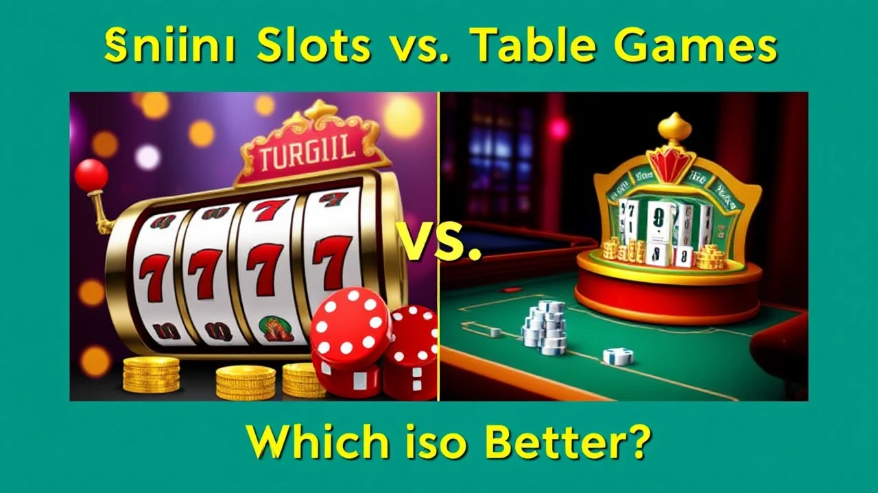 Casino Slots vs. Table Games: Which is Better?