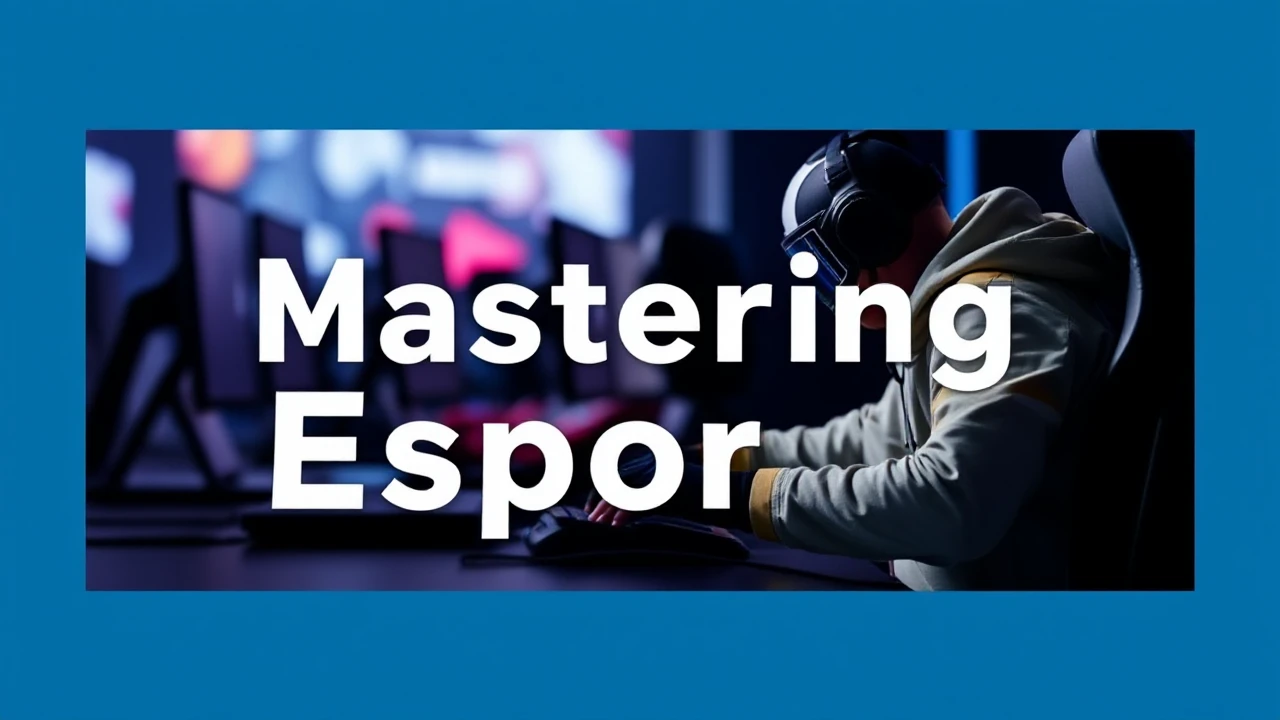 Mastering Esports: An Amateur's Guide to Conquering the Game