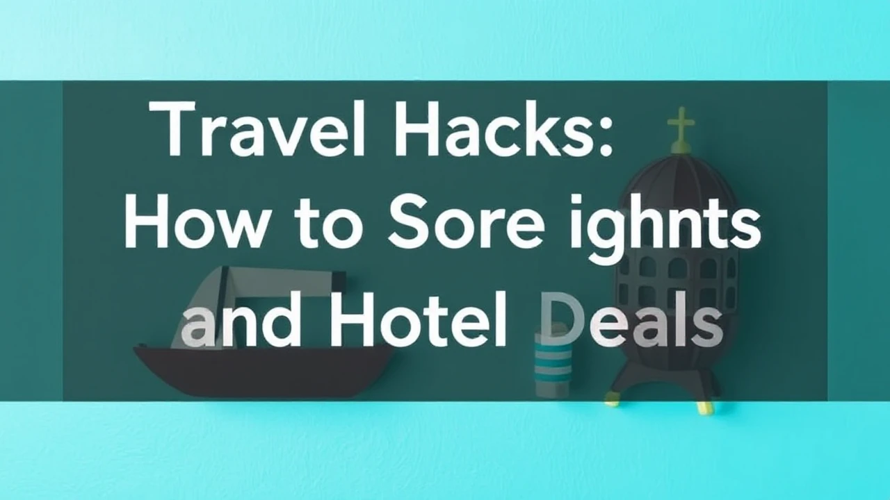Travel Hacks: How to Score Cheap Flights and Hotel Deals