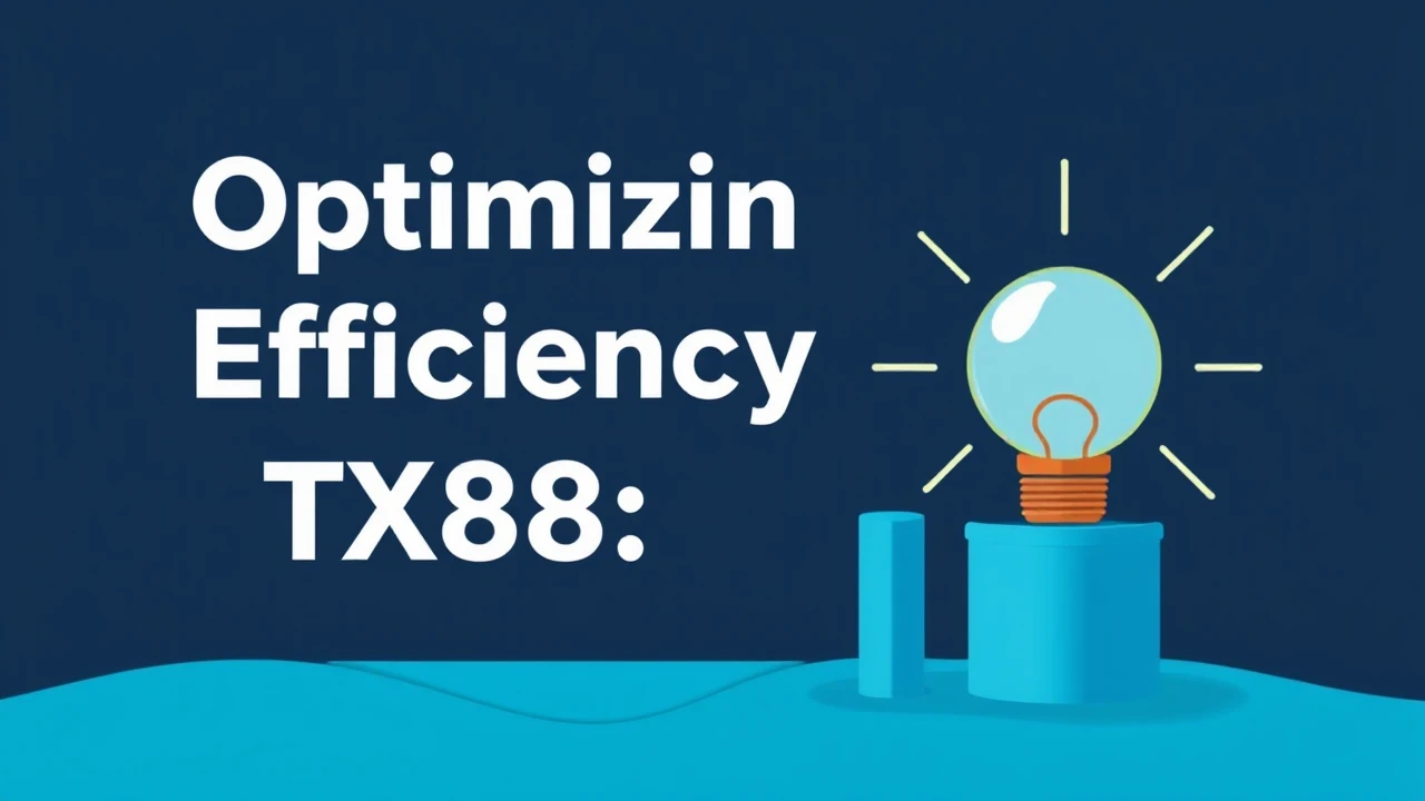 Optimizing Efficiency with TX88: Effective Approaches