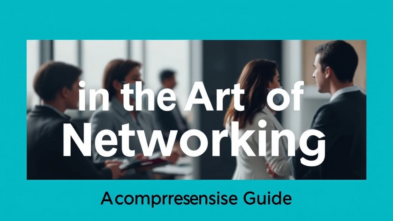 Becoming Proficient in the Art of Business Networking: A Comprehensive Guide