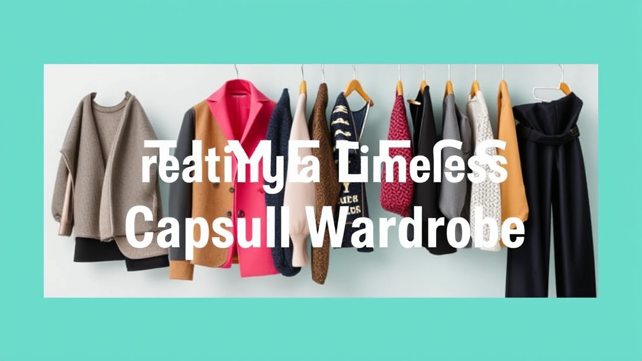 A Comprehensive Manual to Creating a Timeless Capsule Wardrobe