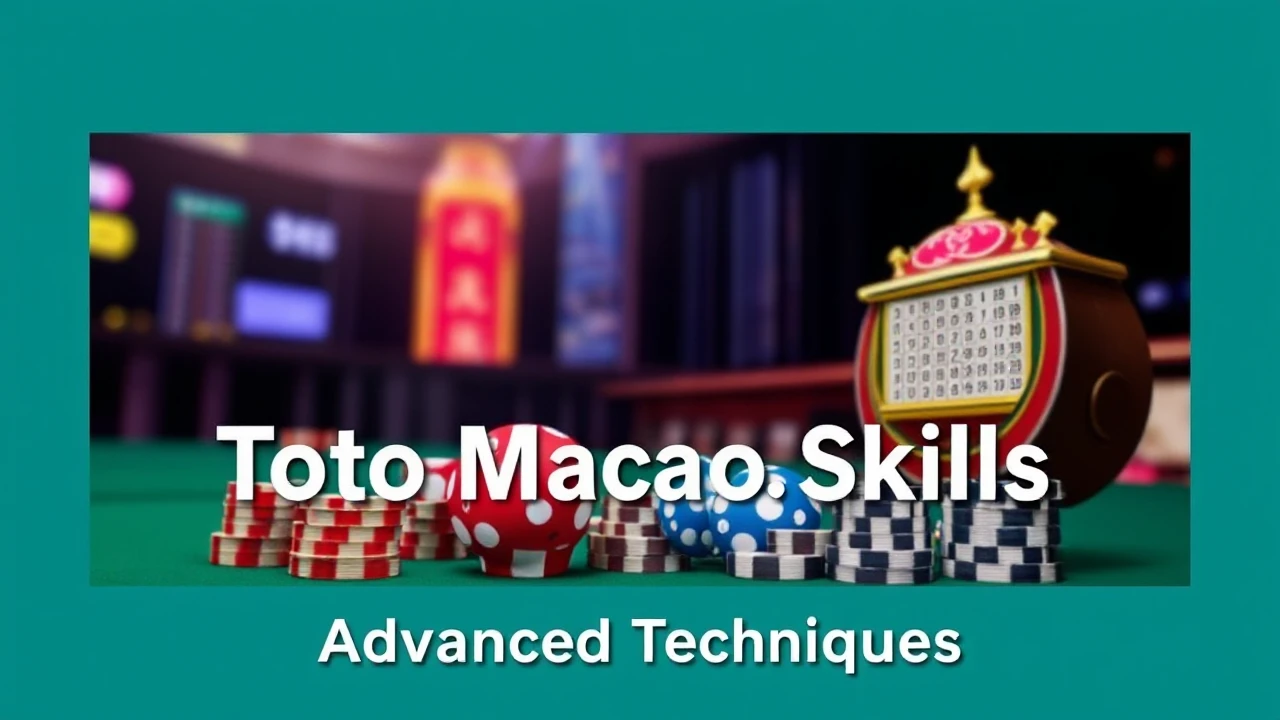 Mastering Your Toto Macau Skills: Advanced Techniques