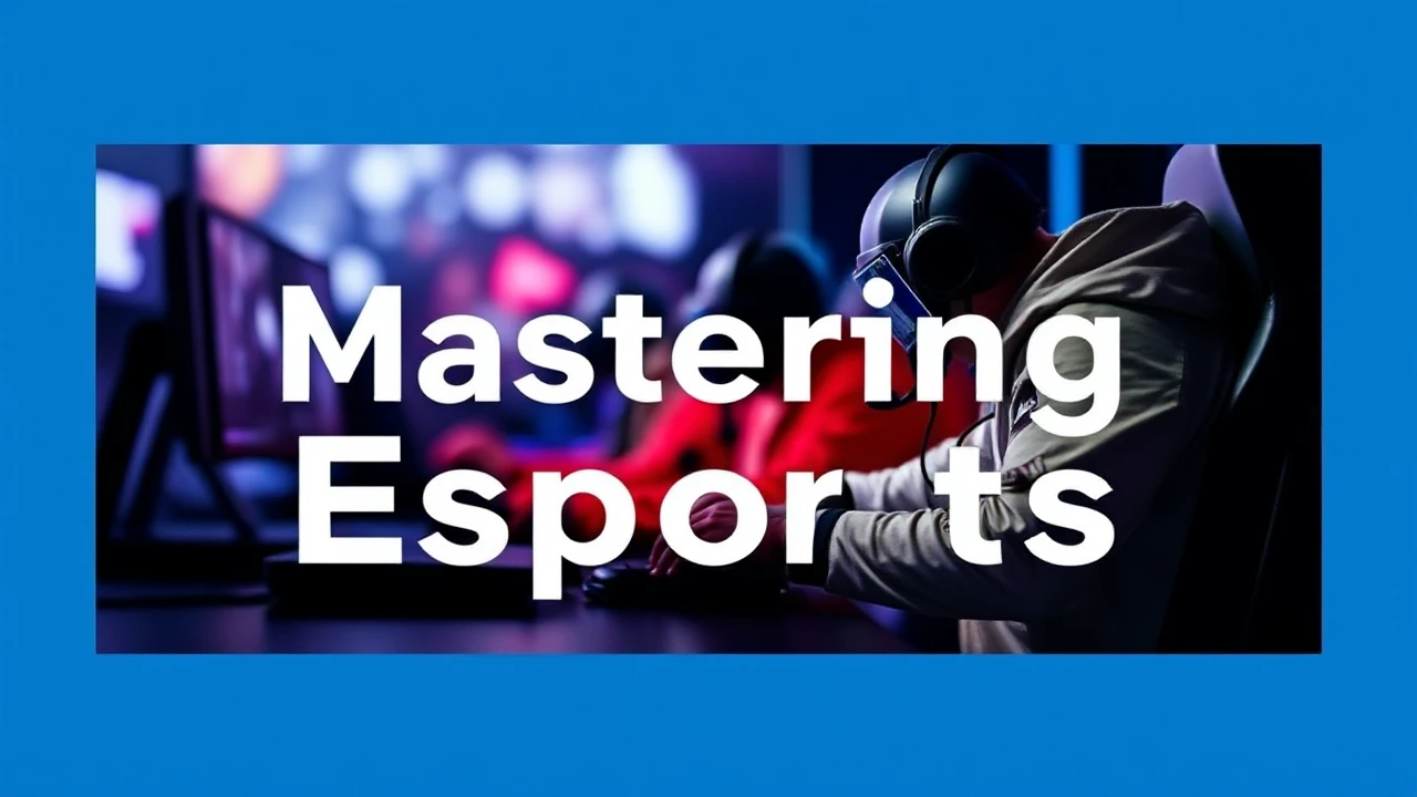 Mastering Esports: An Amateur's Guide to Conquering the Game