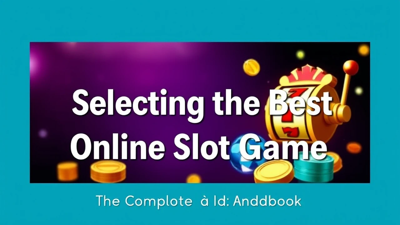 The Complete Handbook to Selecting the Best Online Slot Game