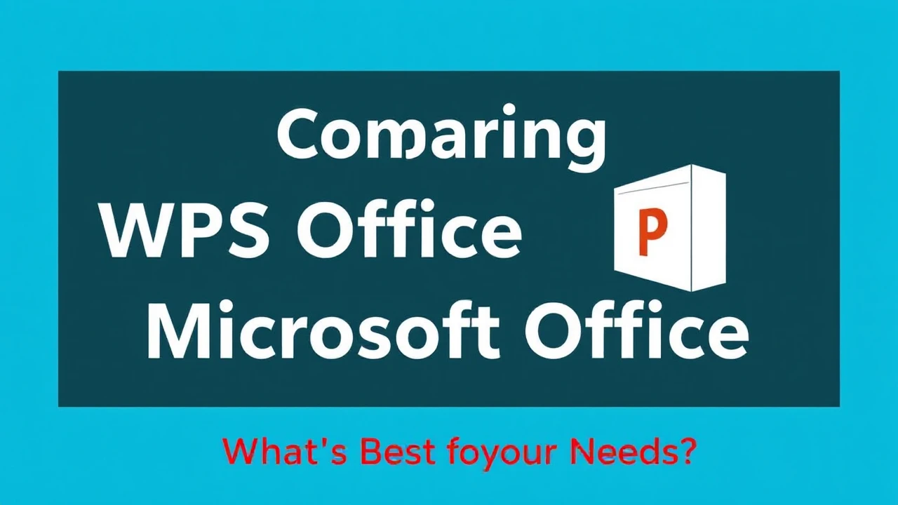 Comparing WPS Office and Microsoft Office: What's Best for Your Needs?