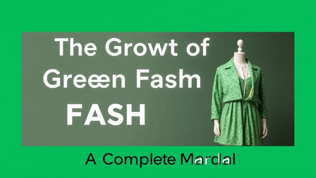 The Growth of Green Fashion: A Complete Manual