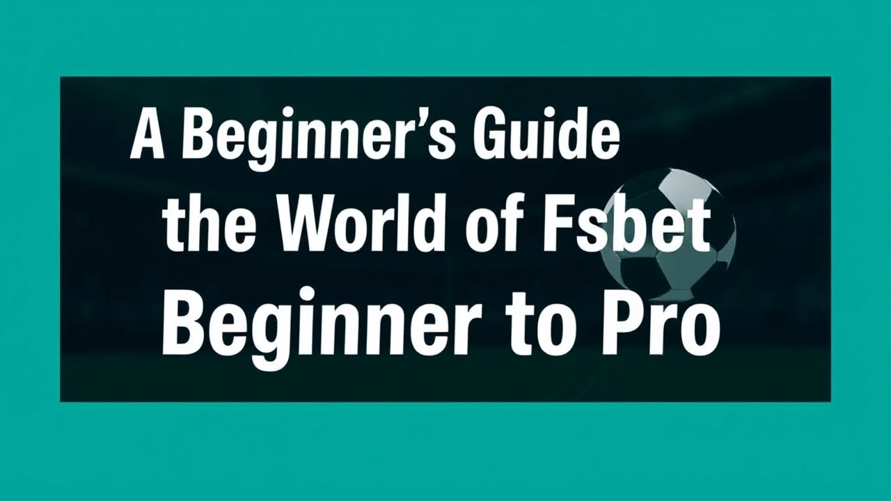 A Beginner's Guide the World of Fsbet: Beginner to Pro