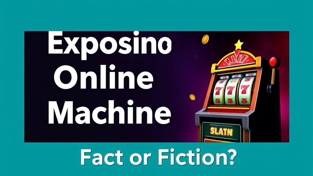 Exposing Online Casino Machine Myths: Fact or Fiction?