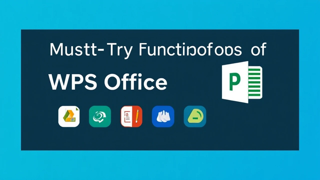 Must-Try Functions of WPS Office That Will Change Your Workflow