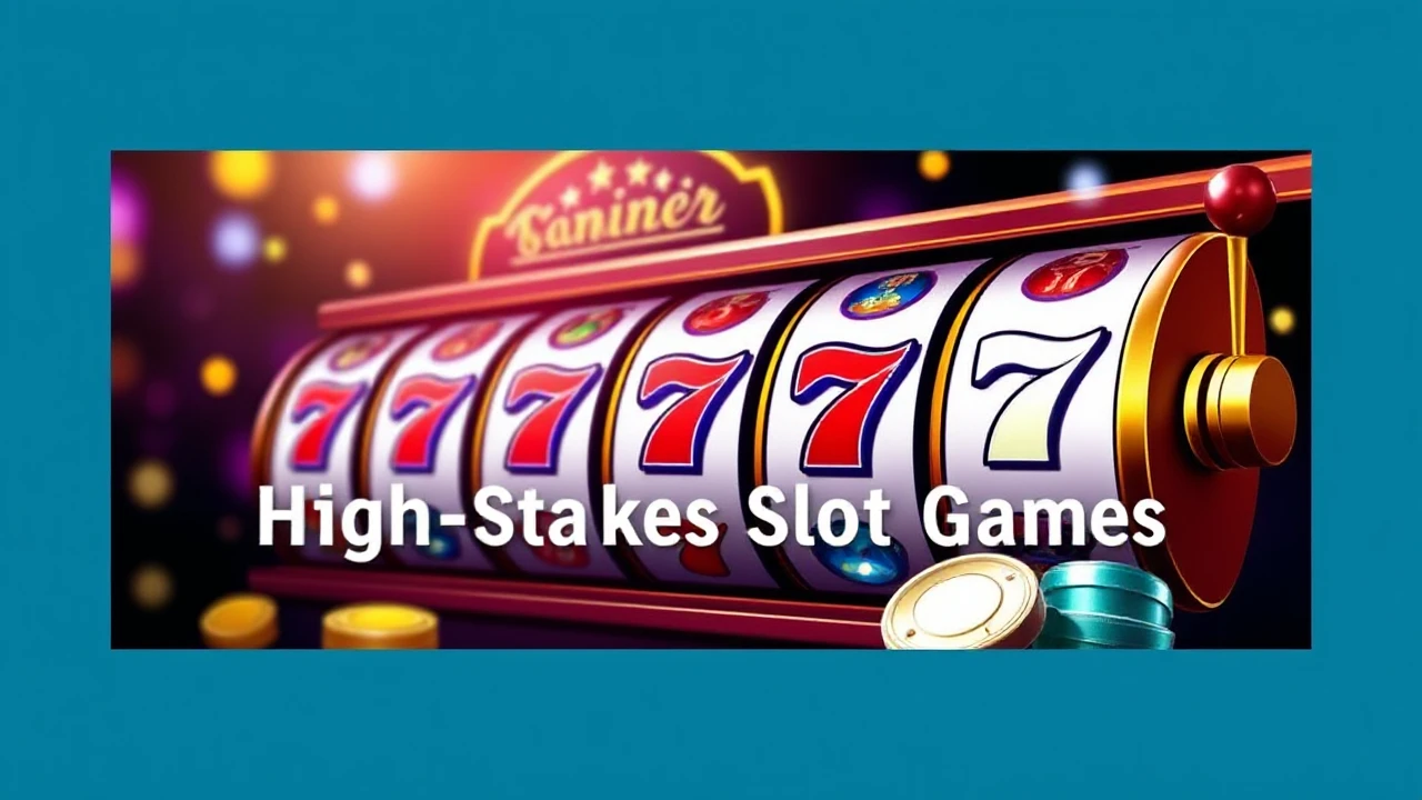 Enjoying the Thrill of High-Stakes Slot Games