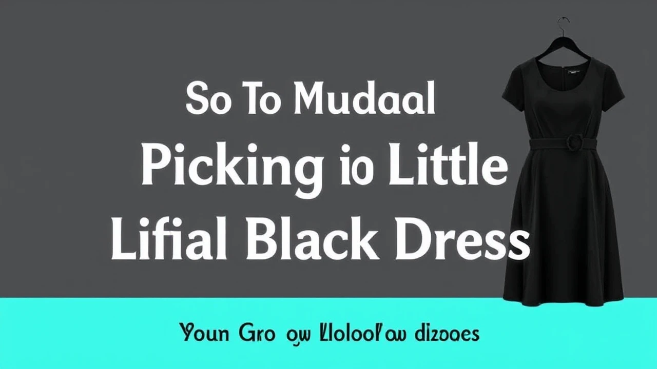 Your Go-To Manual of Picking the Ideal Little Black Dress