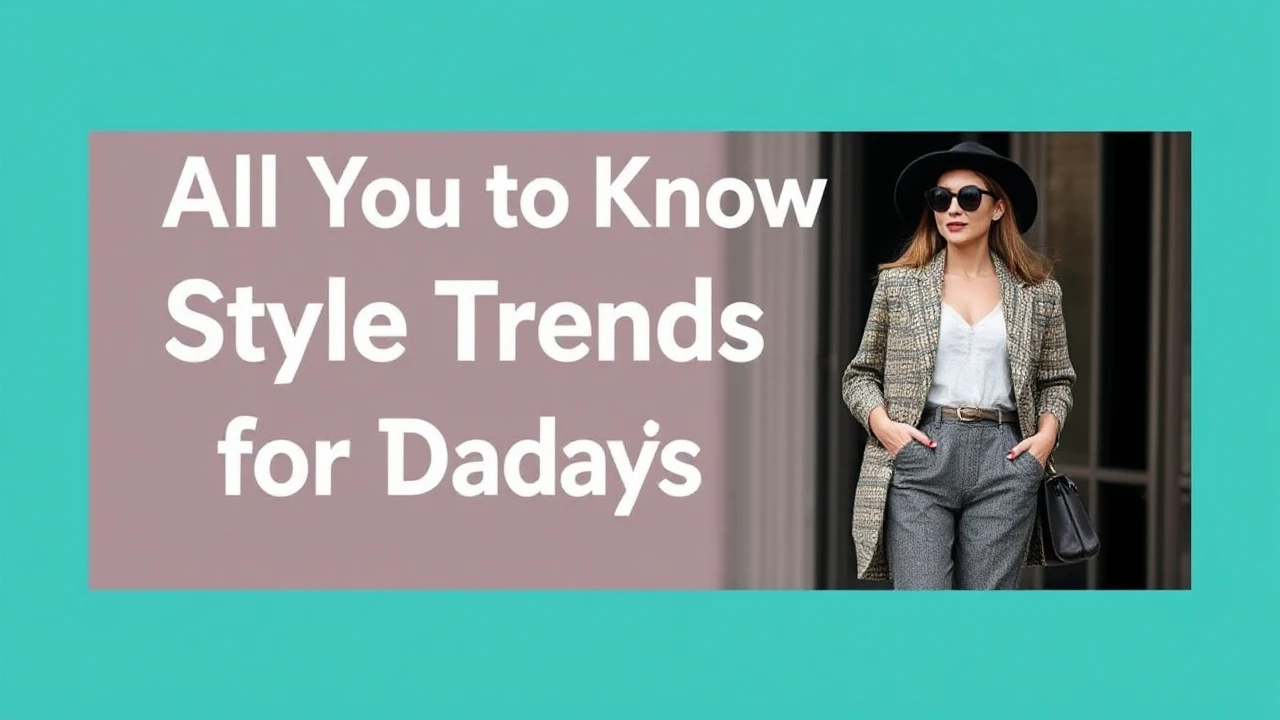 All You Need to Know to Style Trends for Today's Woman