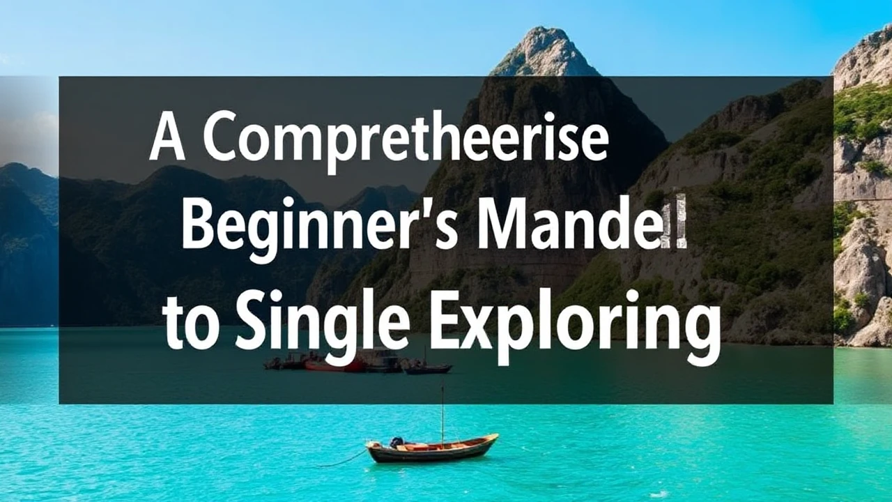 A Comprehensive Beginner's Manual to Single Exploring