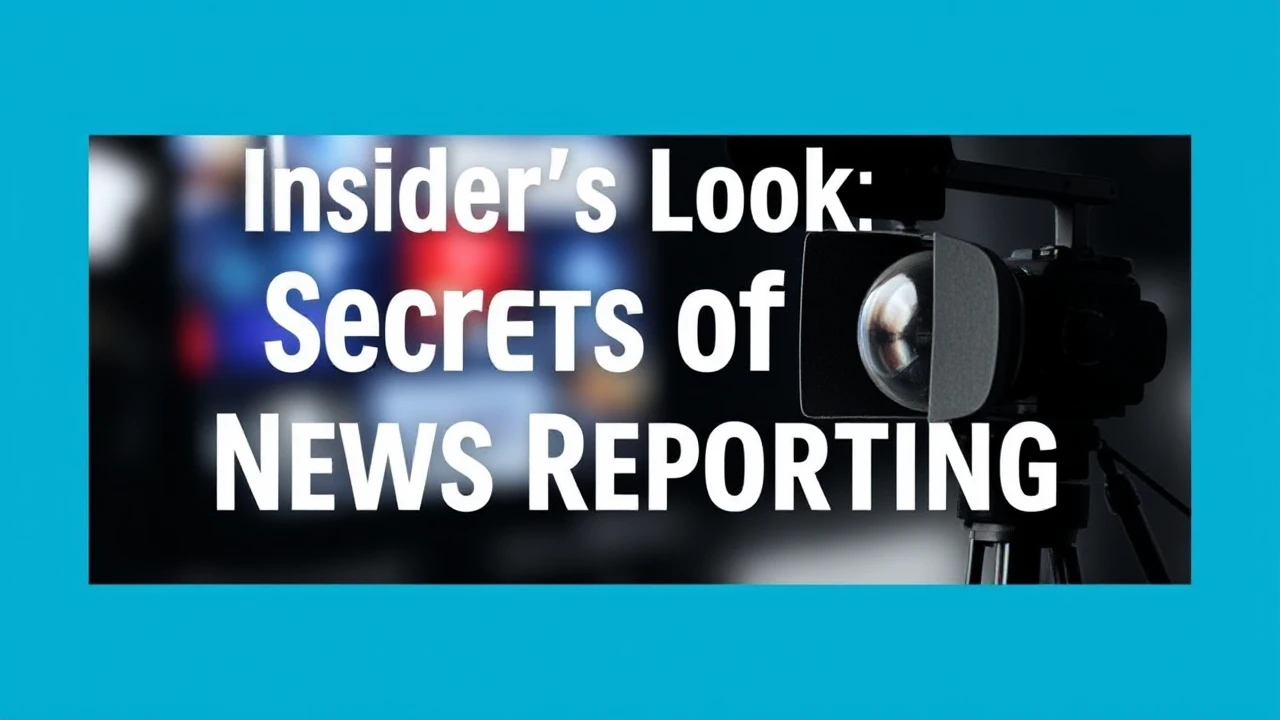 Insider's Look: Exploring the Secrets of News Reporting