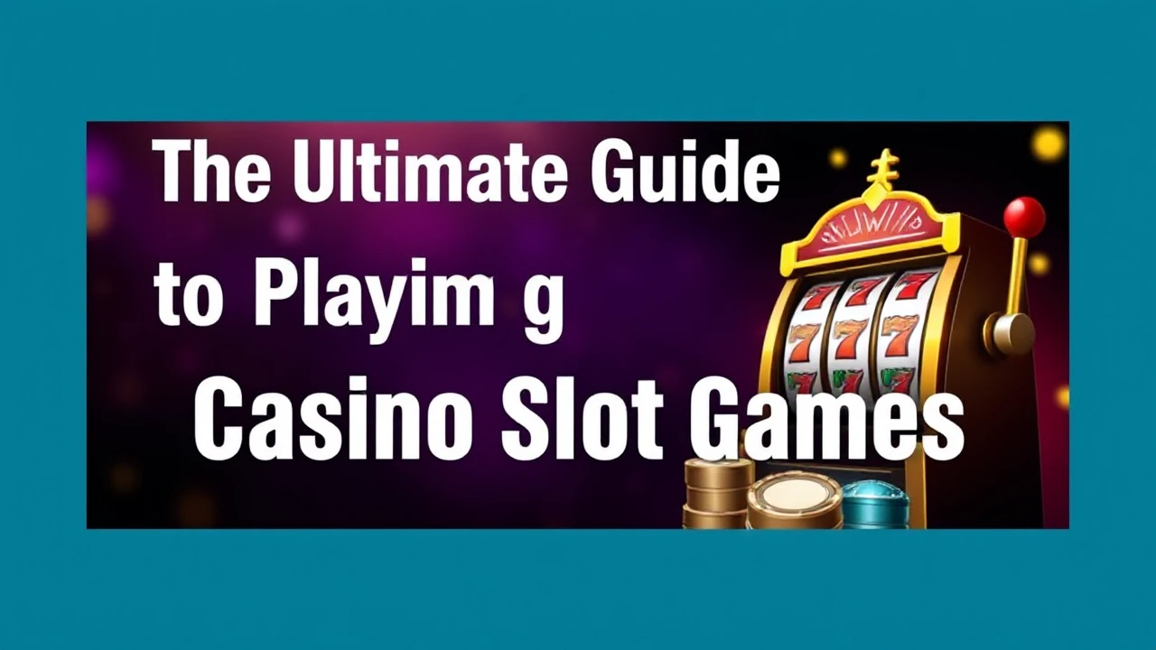 The Ultimate Guide to Playing Casino Slot Games