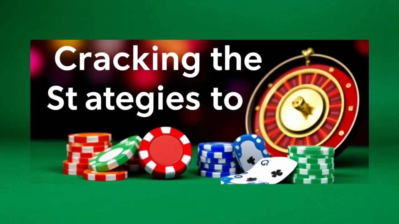 Cracking the Strategies to Winning in Casinos: Your Ultimate Handbook
