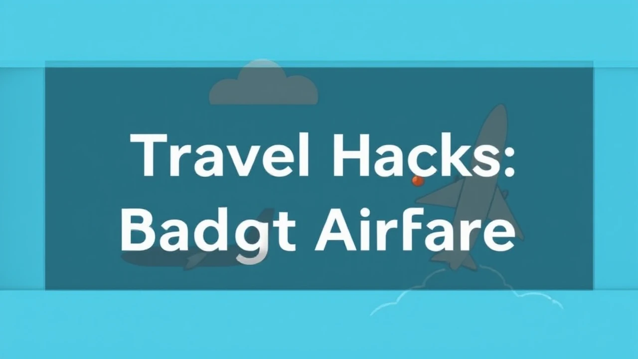 Expert Tips on Travel Hacks: Nailing Budget Airfare