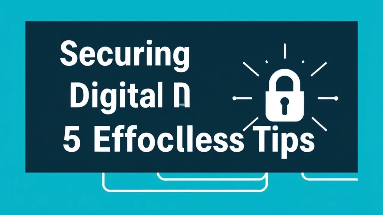 Securing Your Digital Devices: 5 Effortless Tips