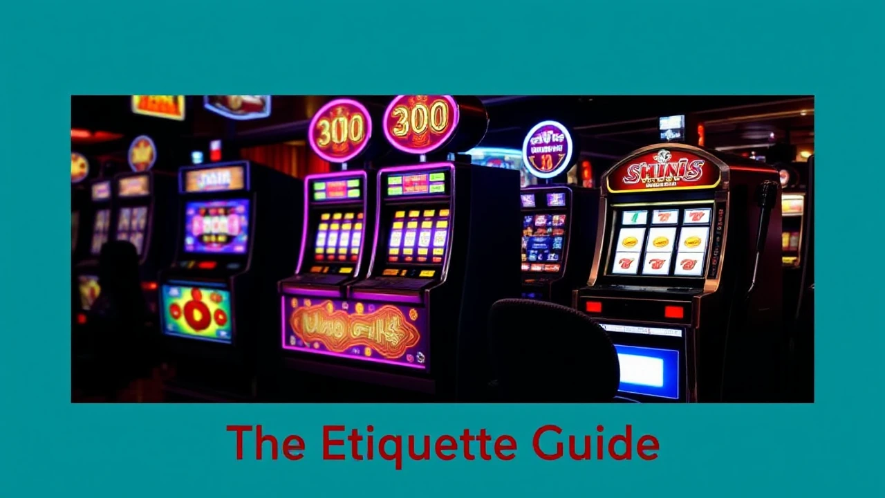 The Etiquette Guide for Playing Slot Machines in Casinos